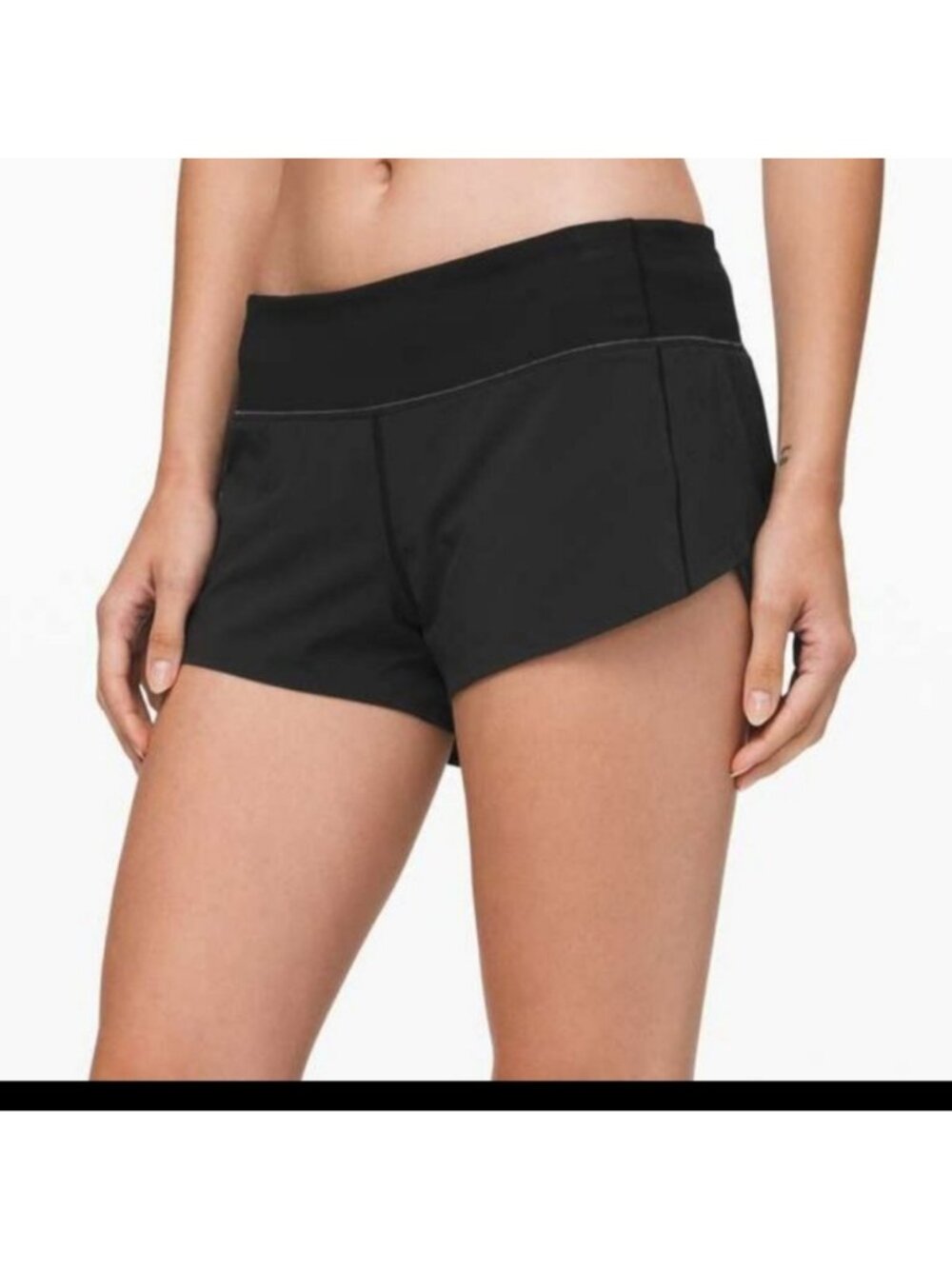Lululemon speed up short black 3" inseam